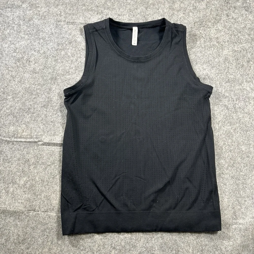 Athleta Tanks Top Women's XS In Motion Seamless Tank Top Athletic Black